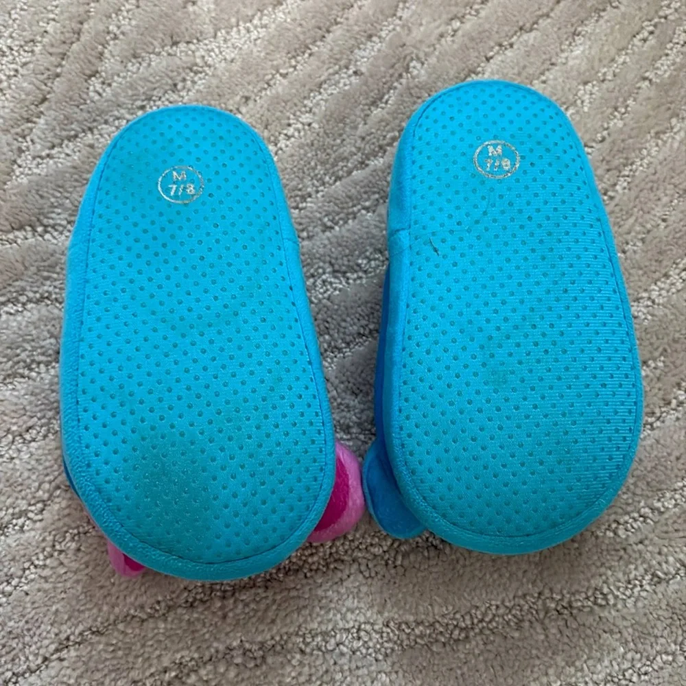 Baby Toddler Blue’s Clues Slippers Blue & Magenta